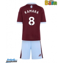 Aston Villa Boubacar Kamara #8 Hjemmedraktsett Barn 2026-27 Kortermet (+ Korte bukser)